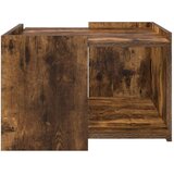  Klubska miza Dimljen hrast 50,5 x 50 x 33 cm Inženirski les, (5000295532) | Shoptok.si