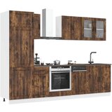  8-dijelni set kuhinjskih ormarića Kalmar konstruiranog drva | shoptok.hr