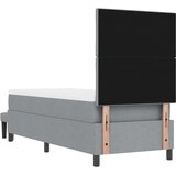  Krevet s opruga kutije Svijetlo siva 80 x 200 cm tkanina | shoptok.hr