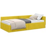  Kutni okvir kreveta Žuta 90 x 200 cm Baršun | shoptok.hr