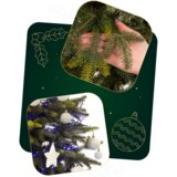  Ct0198 prirodna smreka na deblu 150 cm | shoptok.hr