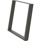 vidaXL noge za jedilno mizo u-oblika 2 kosa antracit 100x(72-73) cm | Shoptok.si