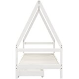  Okvir za dječji krevet s ladicama bijeli 80x200 cm od borovine | shoptok.hr