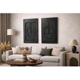 WALLXPERT Crni Dekorativni Zidni Pribor 3D70100-015 Cene
