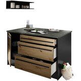 Modern Living Kuhinjski Otok Jazz, Antracit, Barva Hrasta | Shoptok.si