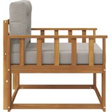  Srednji zunanji kavč Masiven les akacije Naravna, (5000207226) | Shoptok.si