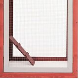  Kavez za kokoši crveni 170x81x110 cm masivna borovina/jelovina | Eponuda.ba