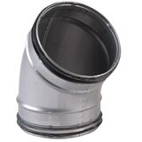 Air-Circle luk za spiralnu cijev (promjer: 125 mm, kutnik: 45 °, čelik) Cijene