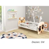 KREVET ZA DECU ANIMALS 140X70 CM WHITE VII 04