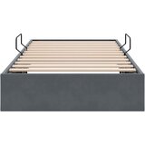  Krevet s od storage s madracem Tamno siva 100 x 203 cm Baršun | shoptok.hr