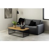 Actona Mizica z mizno ploščo v hrastovem dekorju v naravni barvi 60x120 cm Strington – | Shoptok.si