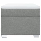  Krevet s oprugama i madracem svjetlosivi 100x200 cm od tkanine | shoptok.hr
