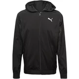 Puma Sportska jakna crna / bijela