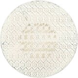  Stolić za bistro u starinskom stilu okrugli metalni 40 x 70 cm bijeli | Eponuda.com