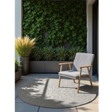 NORTHRUGS Sivi/boje slonovače okrugao unutarnji i vanjski tepih ø 160 cm Duet Kona – | shoptok.hr