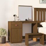 vidaXL Toaletni stolić boja meda 95 x 50 x 134 cm od masivne borovine Cijene