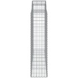 Lučne gabionske košare 5 kom 200x50x160/180cm pocinčano željezo | shoptok.hr