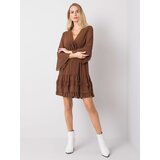 Italy Moda Dress-DHJ-SK-10613B.07-brown | shoptok.hr