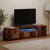  LED TV kabinet HOORN 3 kom. Staro drvo Konstruirano drvo Siva 81 x 35 x 40 cm Cijene