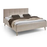 Meise M&amp;ouml;bel Bež tapecirani bračni krevet bez podnice 180x200 cm Nova &amp;ndash; Slike