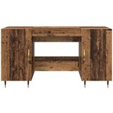 vidaXL Stol s policom Staro drvo 140 x 50 x 75 cm Konstruirano drvo | shoptok.hr