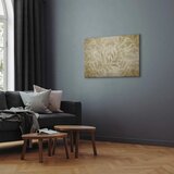  Slika - Botanical Motif with Leaves and Vines in Sand Colors 120x80 Na talijanskom platnu | shoptok.hr