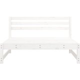  Srednja vrtne sofe 2 kom bijele 120 x 80 cm od masivne borovine | Eponuda.ba