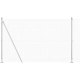 vidaXL varjena žična ograja s 7 priklopnimi stebri 1,6x10 m iz galvaniziranega jekla | Shoptok.si