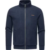 Ragwear Flis jakna 'Trayne' mornarsko plava / smeđa