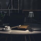  Prigušiva LED punjiva stona lampa 4W/5V 3000-6000K 1800 mAh crna | Eponuda.com