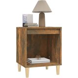  Noćni ormarići 2 kom boja dimljenog hrasta 40x35x50 cm | shoptok.hr