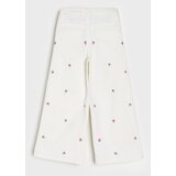 Sinsay Wide leg traperice s izvezenim jagodama | shoptok.hr