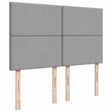  Krevet box spring s madracem svjetlosiva 160x200 cm tkanina Slike