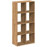 Pregrada s knjižno omaro artisan hrast 69,5x29x137,5cm inž. les Slike