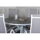 Venture Home Parma okrugli vrtni blagovaonski stol ⌀140 cm, bijeli Slike
