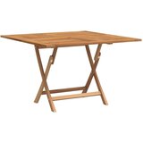  Sklopivi vrtni stol 110x110x75 cm od masivne tikovine - 1 Četvrtasto | shoptok.hr