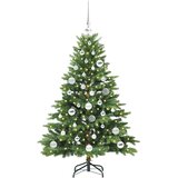 vidaXL Umestno božično drevo med 150 LED Zelena 120 cm PE in PVC | Shoptok.si