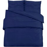 Maison Chic Komplet posteljnine - Posteljnina mornarsko modra 200x200 cm bombaž, (21786765) Cene