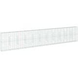 vidaXL Gabionska košara s pokrovom 1100x50x200 cm pocinkano železo | Shoptok.si