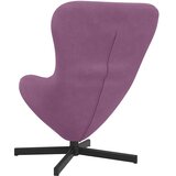  Jajolika fotelja Ljubičasta 63 x 73 x 90 cm Baršun | Shoptok.si