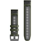 Garmin QuickFit 22 remen za sat, silikon boje mahovine/tamnosive boje | shoptok.hr
