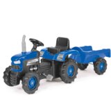 Dolu traktor sa prikolicom na pedale zeleni 080530 | ePonuda.com