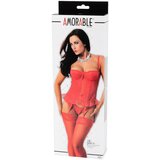 AMORABLE 3-delni steznik set (rdeča) - M | Shoptok.si