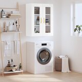 Maison Chic Stenska omarica - Zidna omarica bela 69,5x34x90 cm iu1194, (22063331) | Shoptok.si