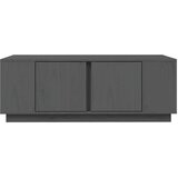  Klubska mizica siva 110x50x40 cm trdna borovina, (20711623) | Shoptok.si
