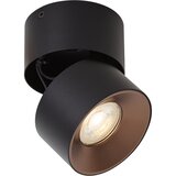 QAZQA Sodoben nadometni reflektor črn GU10 50mm nagiben - Echo Cene