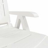  Ležaljka za sunčanje bijela plastična | shoptok.hr