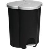 Curver Plastični koš za ločevanje odpadkov s pedalom 17+17+6 l Trio - Curver Cene