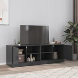 vidaXL TV omarica 2 kosa črna 67x39x44 cm jeklo Cene