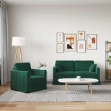  Set sofe 2 pcs Tamnozelena 158 x 78 x 80 cm Baršun | shoptok.hr